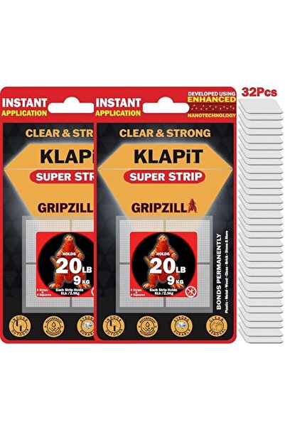 KLAPITA KLAPiT SUPER STRIP GRIPZILLA - Heavy Duty Double Sided Nano Mounting ...