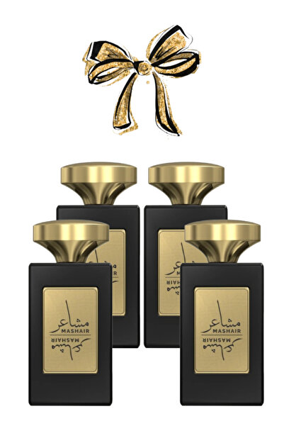 Faan 4 قطع من عطر ماشير الذهبي 100 مل