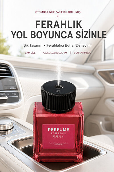 Zineets Oda ve Araç Hava Nemlendirici Buhar Makinesi Ve Aroma Difüzörü Koku Ş...