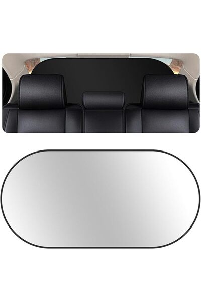 TERRIFI Car Window Shade, Rear Window Sun Shade for SUV, 210T Titanium Silver...