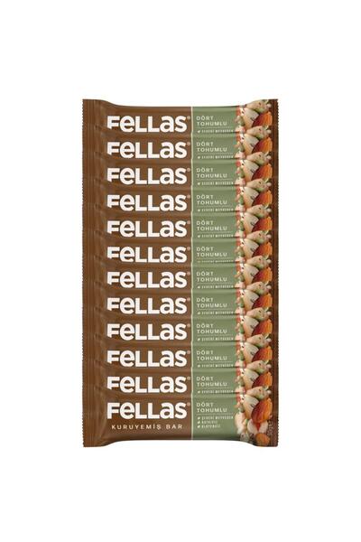 Fellas Kuruyemiş Bar Dört Tohumlu 30gr x12
