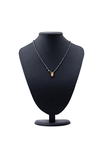 Zeynep Büyükbay Hematite Glow Natural Stone Necklace