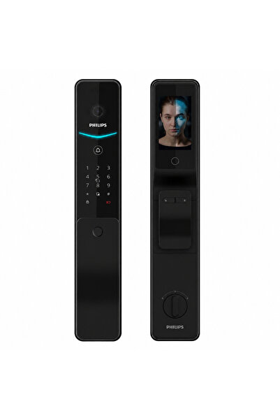 Philips DDL720-FVP-7HWS Akıllı Kapı Kilidi (Siyah) - (EmaksPrime Garantili) 3...