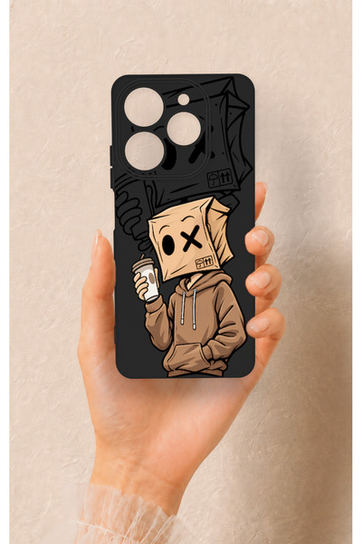 Vip Case Tecno Spark 10 Pro Compatible Coffee Break Patterned Silicone Case