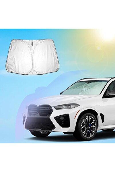 Generic واقي شمس للزجاج الأمامي لسيارات BMW X5/X7 موديلات 2019-2023 2024، إكس...