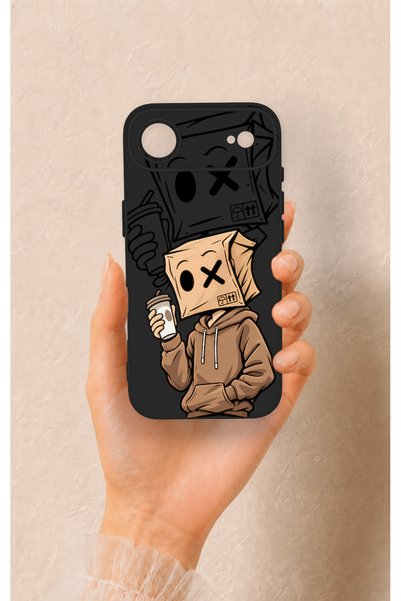 Vip Case حافظة سيليكون متوافقة مع iPhone 17 Air بنمط Coffee Break