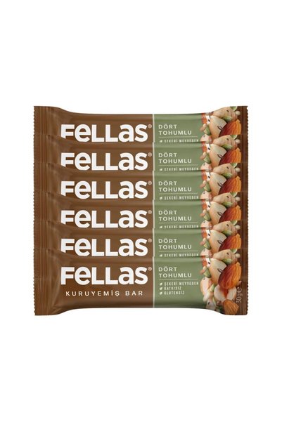 Fellas Kuruyemiş Bar Dört Tohumlu 30gr x6