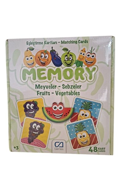 Genel Markalar CA Games Memory Meyveler Eşleştirme Kartları