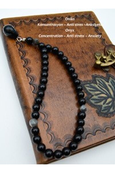 Stoneage Onyx Onyx and Labradorite Prayer Beads - Multi-Colored -