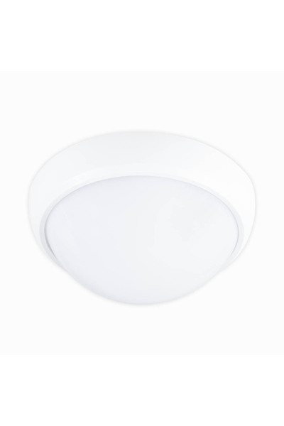 Danex Corp Bat LED Στρογγυλό Λευκό IP65 12W 6400K Διαχυτήρας Οπάλ -, Novelite...
