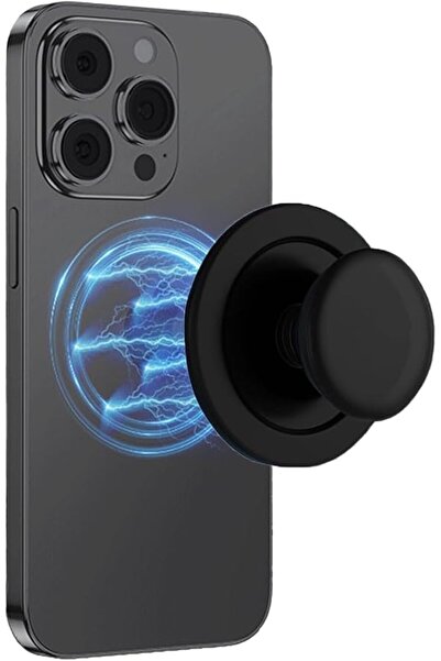 ALMEKAQUZ Magnetic Phone Holder, Collapsible Expandable Phone Grip Compatible...