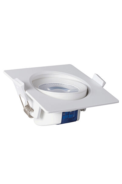 Danex Σποτ LED Optimus τετράγωνο 5W 2700K, πολύχρωμο