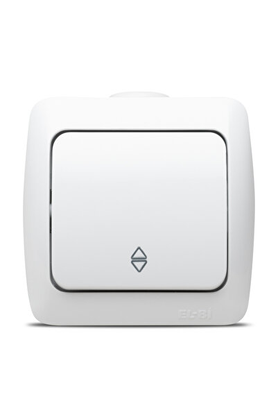 ELBİ 10a white pt alsu applied stair head switch -, elbi, white