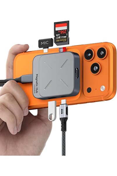 Hagibis محول USB-C مغناطيسي مع تقنية Magsafe لهواتف آيفون 16 و15 برو ماكس، مح...