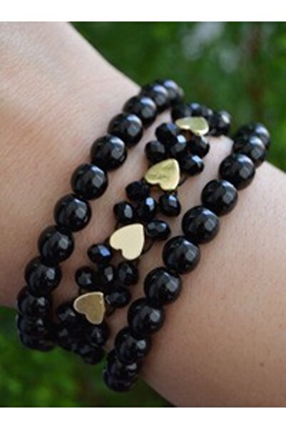 Stoneage Onyx Bracelet Set - Multi-Colored -