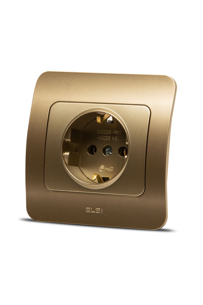 Danex Schuko 16a titan jazz socket -, elbi, multicolor