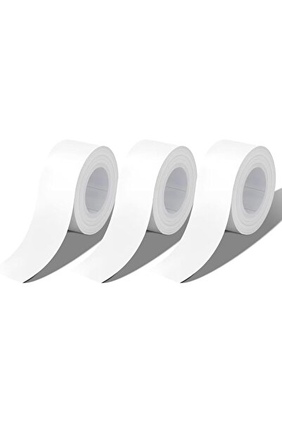 TERRIFI 3 Rolls White Label Tape, 16mm x 4m Waterproof Label Tape Refills, Of...