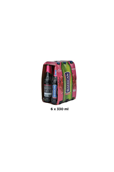 BARBİCAN Non-Alcoholic Rasberry Beverage ( 6 x 330 ml ) x 4