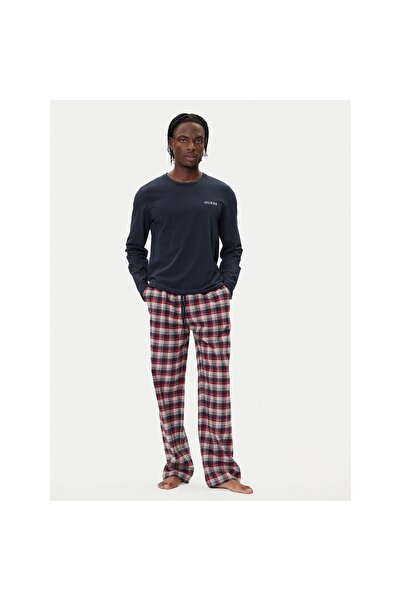 Guess Pijamale bărbați U5BX00K0400 Bleumarin