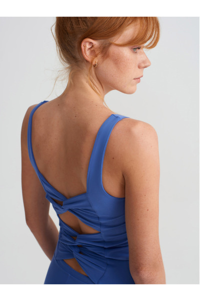 y.orstruly BOW LONG BRA - KADIN KARE YAKA UZUN FİYONK DETAYLI ÇIKARILABİLİR P...