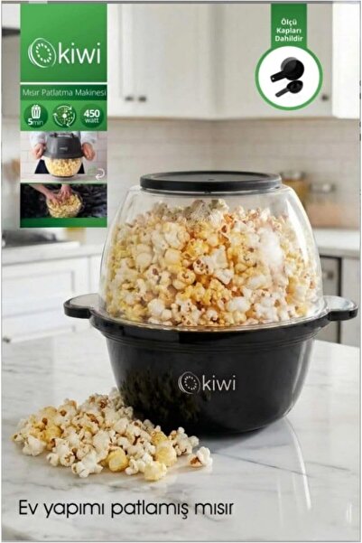 Genel Markalar Kiwi KPM-7407 Mısır Patlatma Makinesi 5 Dk Hızlı Patlatma, Oto...