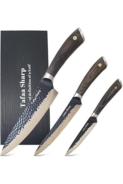 Generic Chef's Knife Set-3 Pcs kitchen Knives Set, high Corban Stainless stee...