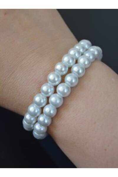 Stoneage Pearl Bracelet Set - Multi-Colored