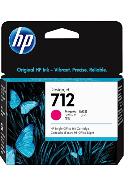Hpamba خرطوشة حبر أصلية HP 712 سعة 29 مل باللون الأرجواني لطابعة DesignJet - ...