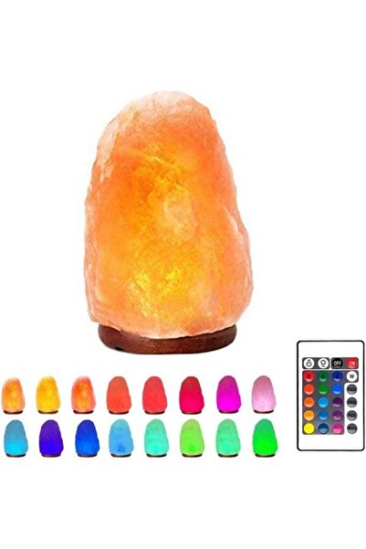 Q TRIPLE A Natural Rock Shape Himalayan Salt Lamp - Handcrafted USB Natural C...
