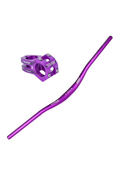 Trendbisiklet Gidon Takımı - Wake,780mm, 31.8, Gidon+Boğaz, Mor