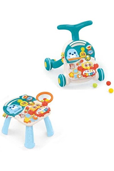 huanger 2-in-1 Walker and Activity Table