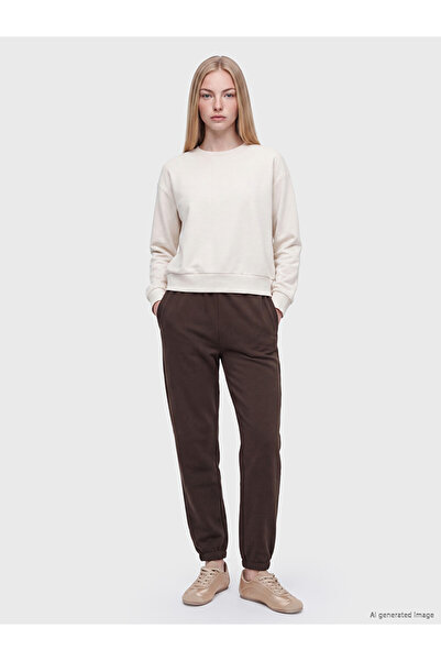 LC Waikiki Rmz Gi̇yi̇m Farkiyla Women's Jogger Sweatpants with Waist Drawstring