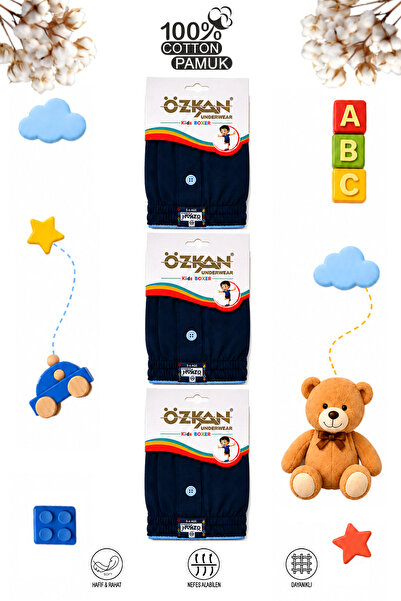 ÖZKAN underwear Özkan 31223 3 عبوات من ملابس داخلية للأولاد مصنوعة من القطن ب...