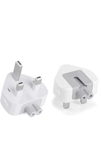 SKEIDO 2pack 3-Pin UK Plug Duck head Power Adapter with Fuse for MacBook iPho...