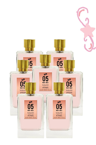 Faan 7 قطع عطر 05 روز جولد 100 مل