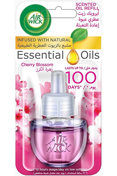 Air Wick زيت عطري لتجديد ناشر العطور، برائحة زهر الكرز والتوت، 19 مل