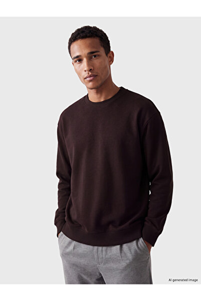 LC Waikiki Rmz Gi̇yi̇m Farkiyla Zero Roba Collar Men's Sweatshirt