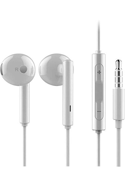 Huawei eKit سماعات أذن هواوي الأصلية AM115 مع ميكروفون مدمج 3.5 ملم مع تحكم ع...