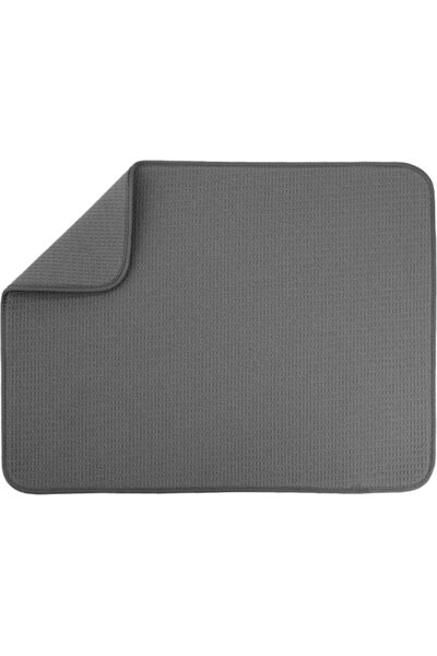 S&T INC. Absorbent, Reversible XL Microfiber Dish Drying Mat for Kitchen, 18 ...