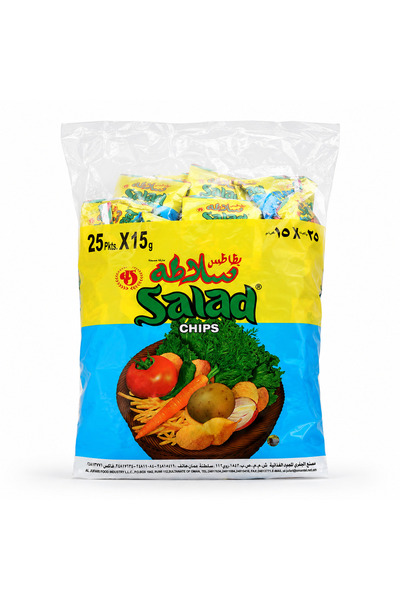 Generic Brand Oman Salad Chips 15 g Pack of 25
