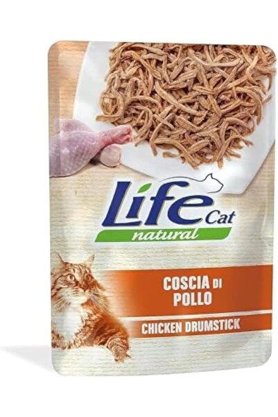 Life Cat حقيبة لايف كات بطعم أفخاذ الدجاج 70 جرام