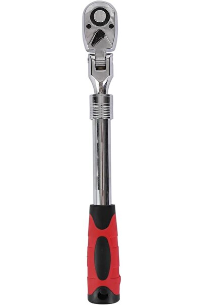 Lawazim Flexible Head Ratchet Wrench - Chrome Socket Wrench with Ergonomic An...