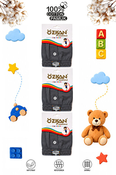 ÖZKAN underwear Özkan 31223 3 عبوات من ملابس داخلية للأولاد مصنوعة من القطن ب...