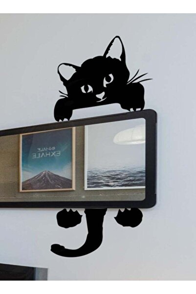 Droplyte ملصقات جدارية على شكل قطة لطيفة من Diy Art للمكتب وغرفة المعيشة وغرف...