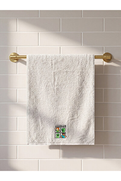 LC Waikiki Alita City Lcw Home Gray Printed 50X80 Face Towel with a Difference