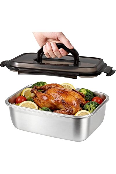 Generic Stainless Steel Food Storage Containers, Large Food Storage Meal Prep...