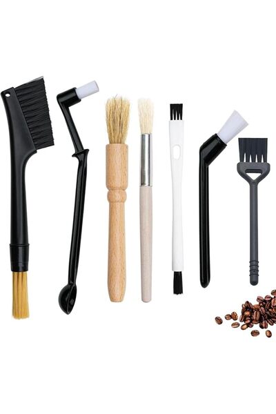 Yelajoy 7-Piece Coffee Machine Cleaning Brush Set, Coffee Brush Dust Removal ...