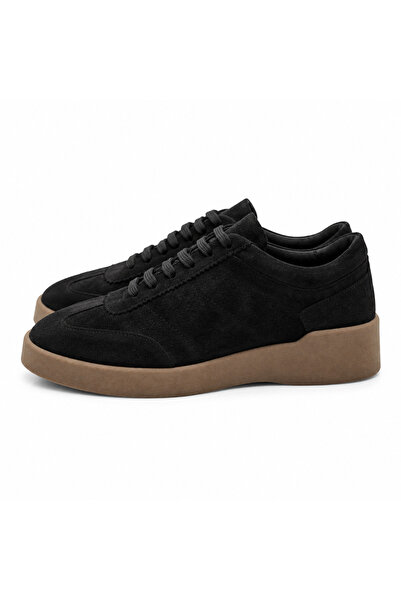 a ayak&kabım official Virenza Genuine Leather Suede Women's Sneaker, Handmade...