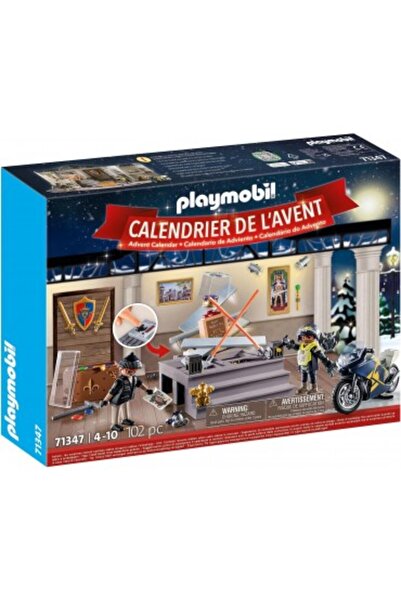 Playmobil Calendarul de Crăciun: Jaful Muzeului de Poliție