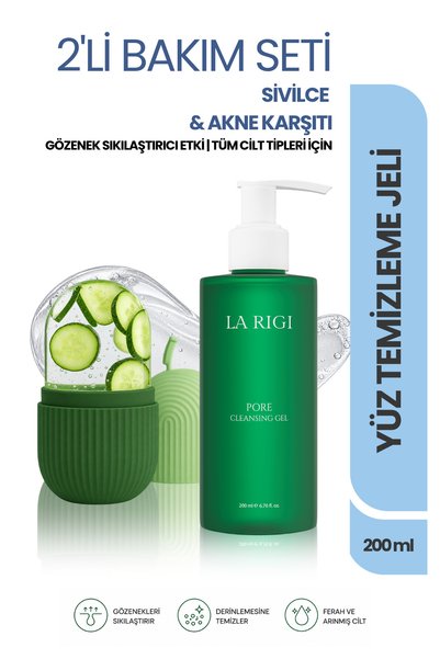 LA RIGI SWITZERLAND Pore Tightening Purifying Skin Care Set and Anti-Acne